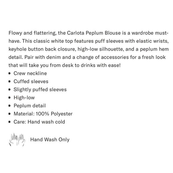 Pomander Place White Carlota Blouse - Picture 6 of 7